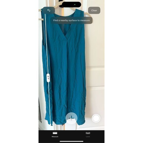 Eileen Fisher Silk Georgette Crepe Pleated Dress, small $365 F32 - Picture 8 of 8